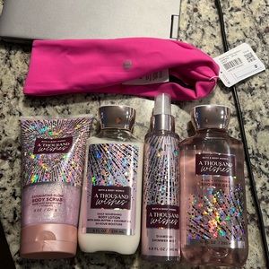 Bath and body Works 1000 wishes body care
